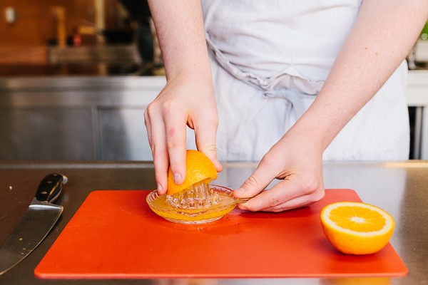 Citrusvruchten persen